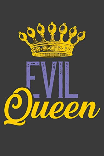 Evil Queen: Awesome Halloween scary Evil Queen back to school notebook journal.