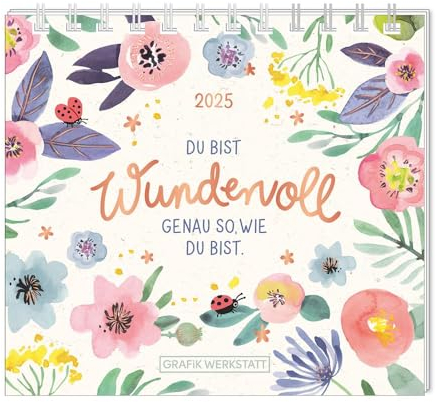 Mini-Kalender 2025 Du bist wundervoll: Mini-Kalender