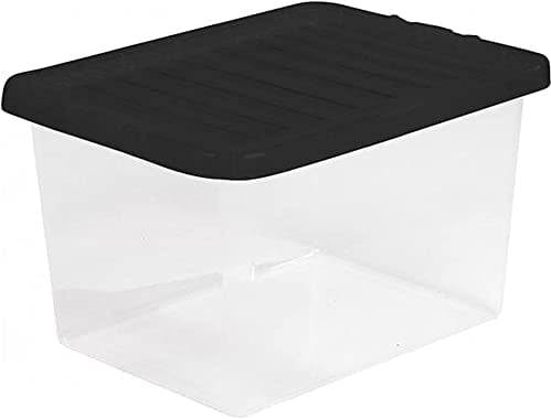 Wham Plastic Storage Boxes - Pack Of 5 (35 Litre)