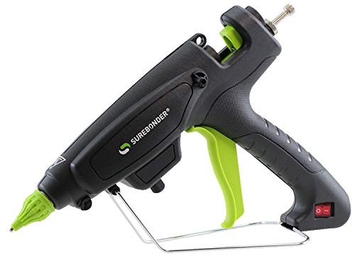 Surebonder PRO2-220 220 Watt Adjustable Temperature Professional Heavy Duty Hot Glue Gun - Uses Full Size, 7/16 Sticks