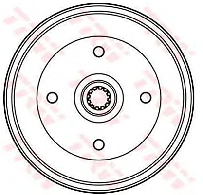 TRW DB4143 2x Bremstrommeln Set Hinten InnenØ230mm Kompatibel mit VW Kaefer Typ 1 Kaefer Cabrio 15 1500,1600 31 KARMANN GHIA Coupe 14, 34 KARMANN GHIA Cabriolet 14, 34