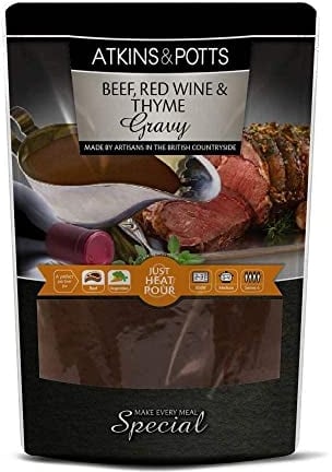 Atkins & Potts Beef, Red Wine & Thyme Gravy, 350 g