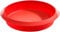 Lékué Molde redondo repostería, silicona Rojo, 20 cm