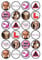 Hen Party Edible Cupcake Toppers – Precut 4cm/1.5 inch Risqué Cake Decorations for Girls’ Night Out, Bridesmaids & Bachelorette Celebrations Naughty Butler (24)