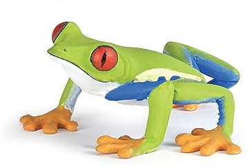 Papo 50210 - Figur, Rotaugenlaubfrosch