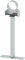 Schornstein - Wandabstandshalter verstellbar, 50-360 mm bei 300mm Innendurchmesser, 0,6mm Wandstärke, Edelstahl