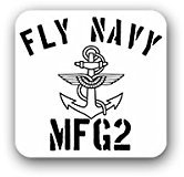 Aufkleber/Sticker Fly Navy MFG 2 Marinefliegergeschwader BW Marine 7x7cm A3126