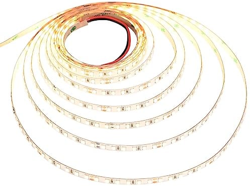 JOYLIT 24V LED Streifen 5M Natürliches Weiß 4000K 7500LM Sehr Hell CRI 90+, CE UL Profi 90W 2835 SMD 120LEDs/M Hohe Dicht Selbstklebend Licht Band, IP20 Innen LED Strip Beleuchtung für Wohnen, Gewerbe