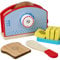 B&Julian® Tostapane in legno per cucina dei bambini con fette di pane, coltello in legno, 9 pezzi