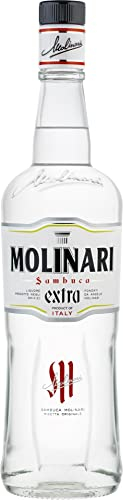 Molinari Extra Sambuca | Italiens Nr. 1 Sambuca | Klassischer Anislikör | Kräftig, süß & würzig | 40% vol. | 0,7L