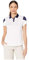Callaway Performance Tulip Sleeve With Contrast Polo Shirt, Brilliant White, X-Large