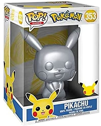 Funko POP Jumbo: Pokemon S5-10 Pikachu, Multicolor, 1.5x10M=4.9x32.8ft, 59873