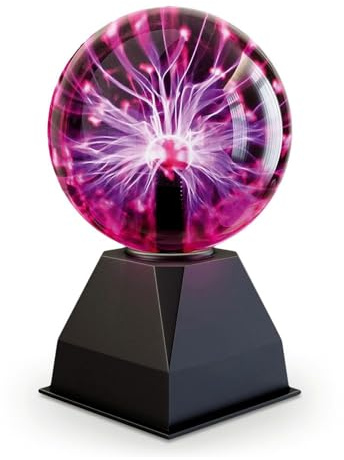 mikamax Plasmakugel XXL - 20 cm - Birnenform Nachtlicht - Touch- & Sound-gesteuerter Plasma Ball - Coole Lichtdeko & Pädagogisches Spielzeug