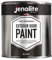 JENOLITE Garage & Exterior Door Paint - Black - 1 Litre - Suitable for Metal & Wood Doors & Garage Doors (RAL 9005)
