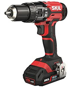 SKIL Perceuse-visseuse à percussion sans fil 3018 V – Noir, rouge
