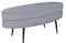 Venture Home Otto Pouf - Schwarz/Grau Cord