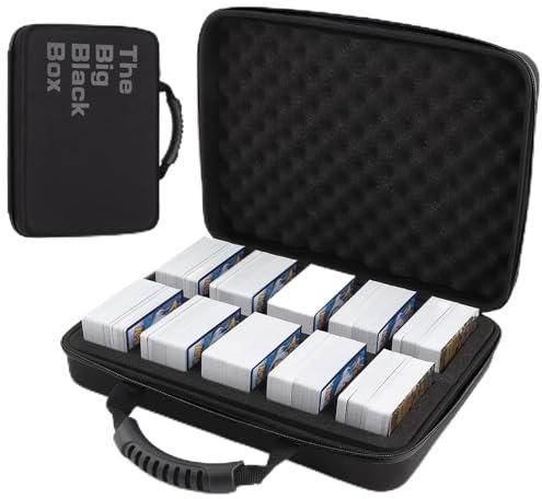 1200-2200 Card Game Case for Cards Against Humanity Game,Collectible Trading Card Storage Holder Compatible for Pokemon Cards, Sports Card and Baseball Cards,Playing Card Travel Carrying Case Fit All