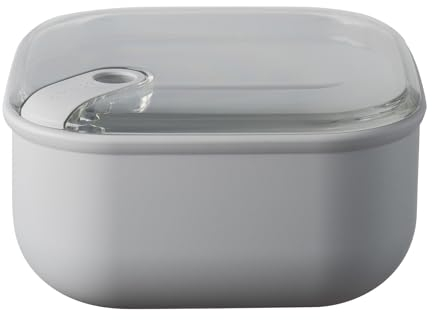 OMADA Design - Contenitore ermetico per Alimenti Grande da 2 L con Coperchio Trasparente - Made in Italy - Linea Pull Box