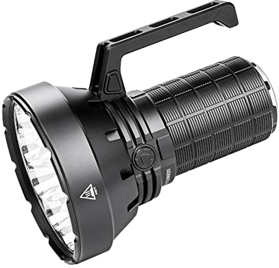 IMALENT SR16 LED Taschenlampe 55000 Lumen, Aufladbar USB Taktische Taschenlampen Extrem Hell, Batteriebetrieben, 7 Lichtmodi, XHP50 Wasserdicht IP56 Torch für Outdoor Camping Notfäll