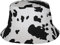 Muster von Zebrahaut-Hut für Männer, Frauen, Teenager, für Reisen, Strand, Sonnenfischen, Golf, Boonie-Hüte, Pattern of Dairy Cow Skin, Einheitsgr��e