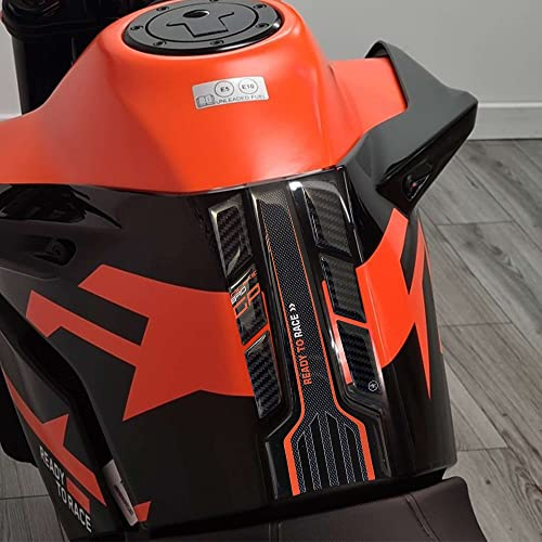 labelbike - Motorrad Tankpad Aufkleber aus 3D-Gelharz, kompatibel mit KTM Duke 890 GP 2022-2023