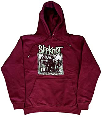 Slipknot Kapuzenpullover Barcode Photo Band Logo Neu Offiziell Unisex, rot, M