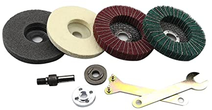 Polishing Pads for Drill, Buffing Pad Polishing Wheel, Polishing Mop Kit for Metal Wood Plastic, Compounds for Angle Grinder