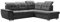 Ecksofa Lotta 258 x 212 x 108 cm - modernes Sofa, bequem mit hochelastischem Schaumstoff, mit Bettkasten, mit Schlaffunktion, angenehm anzufassendes Veloursmaterial (rechte Seite, Dunkelgrau)