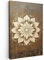 MuchoWow© Wandbilder Groß 80x120 cm XXL Wohnzimmer Wanddeko Schlafzimmer Zimmerdeko Fotowand Zimmer Deko Wand Dekoration Wall Art Mandala - Blumen - Vintage - Weiß