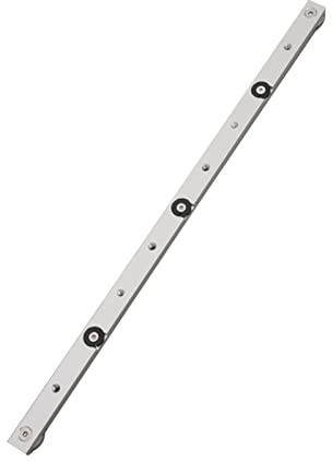 Barre à onglet fendue, rail de guidage pour scie circulaire de table en alliage d'aluminium, rail à rainure en T, durable à utiliser, jauge d'onglet et et barre de dispositif, outils de travail du