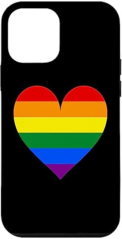 Rainbow Heart LGBT Pride Handyhülle Hülle für iPhone 12 mini