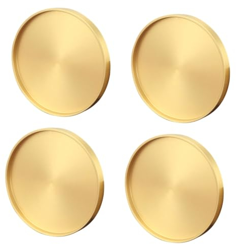 OUNONA 4pcs Coaster Tea Serving Tray Heatproof Teacup Coasters for Afternoon Tea