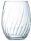 Cristal d'Arques Paris - Collection Swirly - 6 Gobelets 36cl - Fabriquées en France - Emballage renforcé