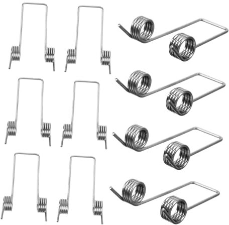 MUSISALY 6pcs Torsional Springs Replacement for Trash Can Lid Design for Smooth Operation for Bathroom Kitchen and Office Waste Bins