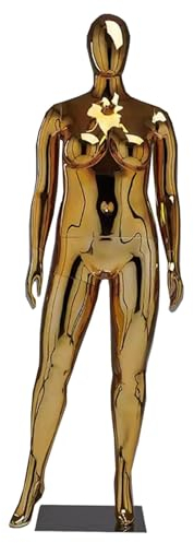Schaufensterpuppe Weiblich Übergröße Ganzkörper-Schaufensterpuppe Plattierter Kunststoff, 73 Zoll Abnehmbare Fette Frauen Kleid Form Torso, Bekleidungsgeschäft Cosplay Realistisches Display-Modell ( C