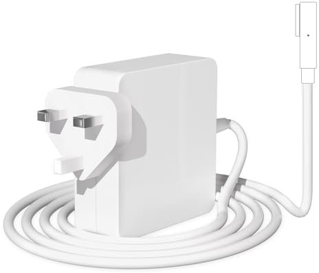Compatible with Mac Book Pro Charger, Replacement for Mac Book Pro 60W L-Tip Shape Connector Power Adapter, Laptop Charger for Mac Pro 13 Inch Before Mid 2012 and Mac Book (2006-2010)
