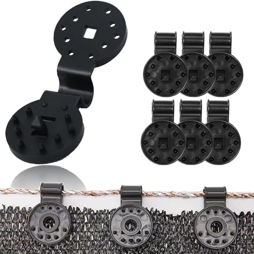 YongSral Plastic Clips for Protective Cloth, Pack of 50 Sun Shade Fix Clamp Net Clips, Clips for Awning with Eyelet, Shade Cloth Clips, Special Clip with Eyelet for Shade Net, Strong and Stable (50