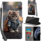 Haninsuze for iPhone 11 Pro Max 6.5-Inch Case PU Leather Wallet Book Flip Folio Stand View Magnetic Multi-Pattern Cover compatible with iPhone 11 Pro Max Phone Case (Cat)