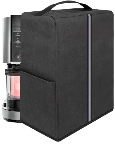 Ninja Dust Cover for Ice Cream Maker, Waterproof Protective Cover for Creami NC501, NC299AMZ, NC301, NC201, Ice Maker Accessory Bag (Dark Grey, 40 x 32 x 18 cm)