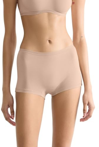 Sloggi - GO Daily Cotton Damen Short Slip – 3er Pack, Hoher Baumwollanteil, Taillenband mit Glanzeffekt, Perfekte Passform