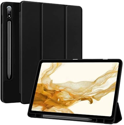 Funda para Tableta Samsung Galaxy Tab A9 Plus S9FES 10,9 Pulgadas S8/S7 11 Pulgadas S7/S8 12,4 Pulgadas S6 Lite 10,4 Pulgadas S9FE 12,4 Pulgadas, Negra, para Tab A9