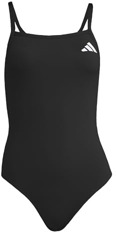 adidas Women's Badeanzug mit dünnen Trägern und V-förmigem Rückendesign
