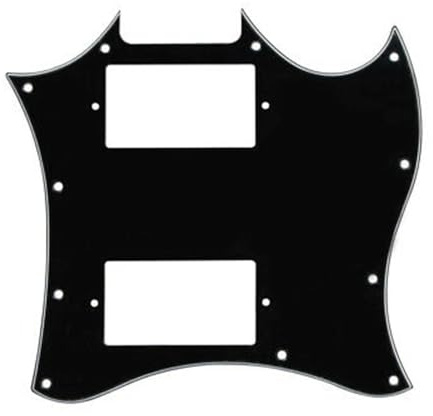 MoSundi Full-Face Pickguard für Epiphone SG G-310 E-Gitarren, Schwarz