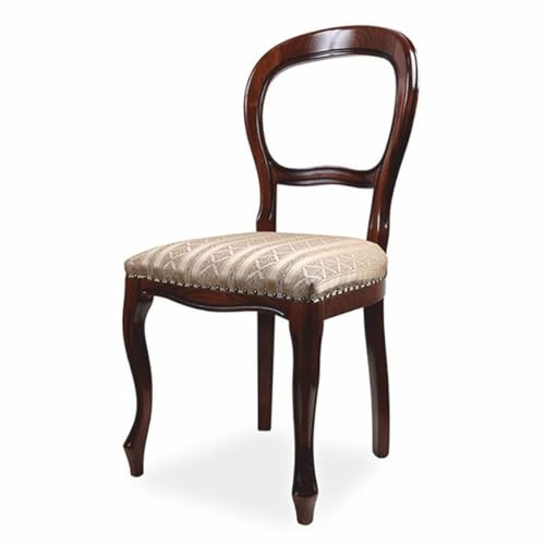 Casa Padrino Luxus Barock Esszimmer Stuhl Gold/Dunkelbraun H. 97 cm - Esszimmer Möbel