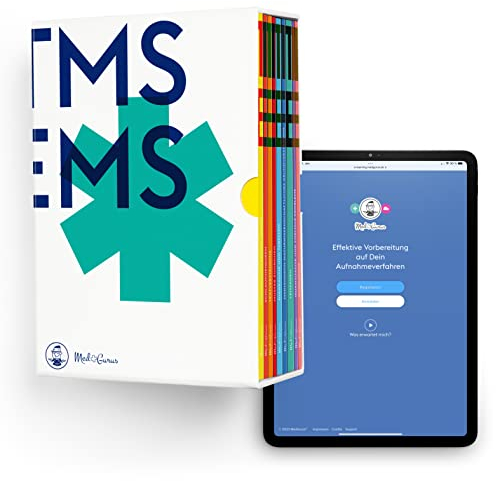 MedGurus - TMS Komplettpaket - Umfassende Vorbereitung auf den Medizinertest mit 7.000+ Übungsaufgaben, E-Learning & Kompendium inkl. TMS Simulation - Erfolgreich ins Medizinstudium