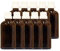 NaturGut 10er Set Braunglasflaschen 100ml mit Ausgussring DIN18 – Apotheker- und Medizinflaschen für sichere Lagerung und Dosierung
