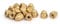 Sourcingmap 15pcs M6 Female Thread Nut DIN1587 Dome Cap Head Hex Brass Tone