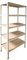 Shelf Creations BASIC Schwerlastregal 180x60x40cm weiß 5 Böden Steckregal Kellerregal Lagerregal Werkstattregal Archivregal Haushaltsregal Ordnerregal Metallregal Garagenregal Fachbodenregal