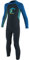 O'Neill Wetsuits Kid's Toddler Reactor II Back Zip Full Wetsuit, Slate/Light Aqua/Ocean, Size 3