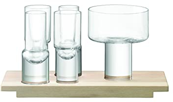 LSA International G1639-00-301 Vodka Service de service en verre 50 millilitres